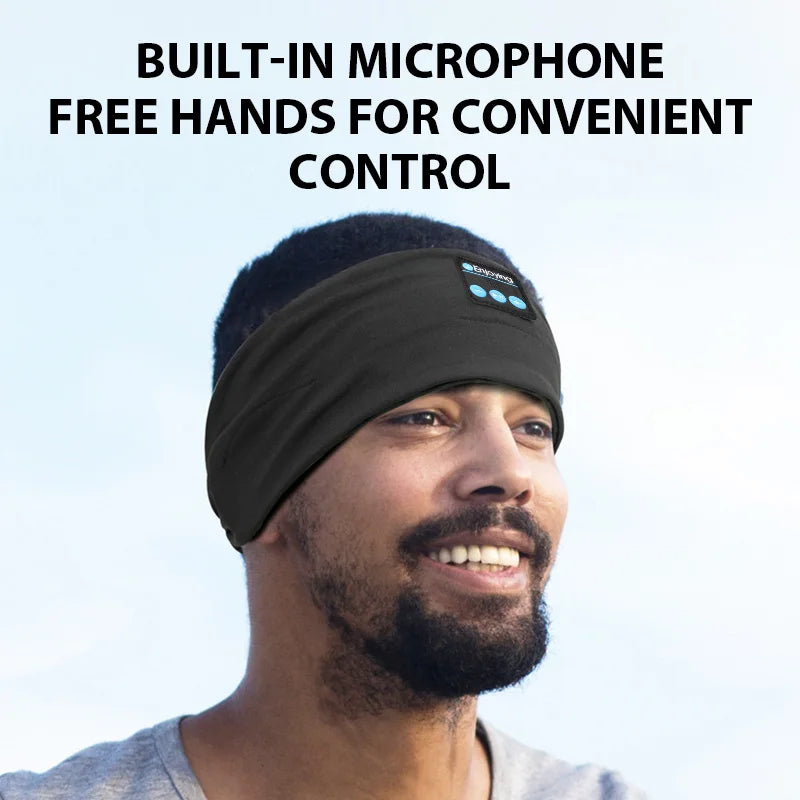 Fone Auriculares Bluetooth Banda de Sudor Deportes Auriculares Inalámbricos Elásticos para Dormir