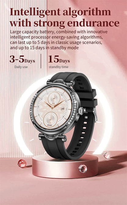 For Xiaomi Android Fashion Women Smart Watch 360*360 HD Screen
