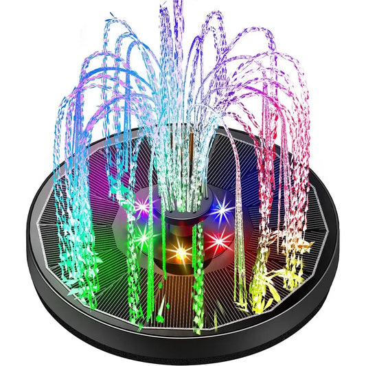 Solar Fountain Pump for Bird Bath with Lights,3.5W Solar Water Fountain