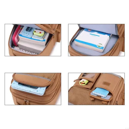 H3CB Unique Capybara Designs Backpack For Elementary Students Ergonomic