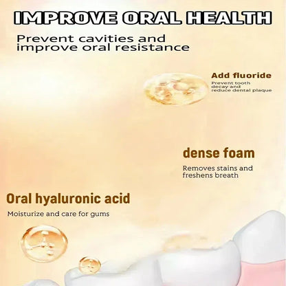 Toothpaste of Teeth Whitening Repair of Cavities Caries Removal of Plaque Stains Decay