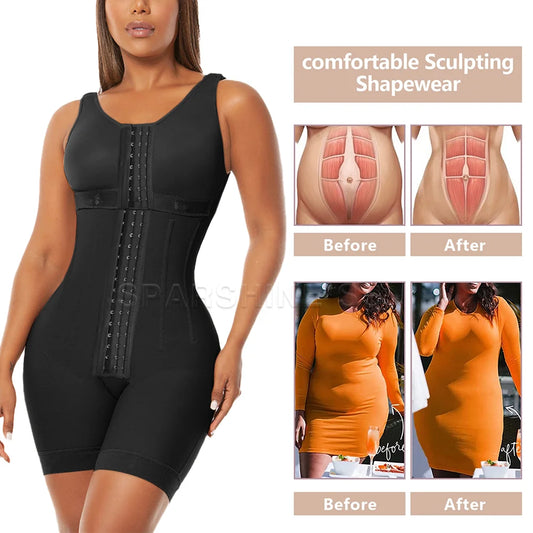 Fajas Colombianas High Compression with Bones Shapewear Post-operative
