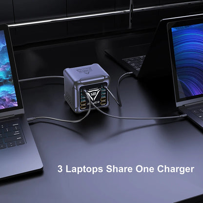 1200W USB C Charger, GaN PD3.1 140W 100W PPS Fast Charging Station