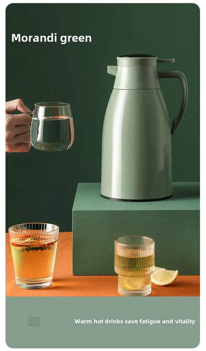 Hervidor térmico de cocina con pantalla digital para café, termo de vidrio de 1/1,3/2 l