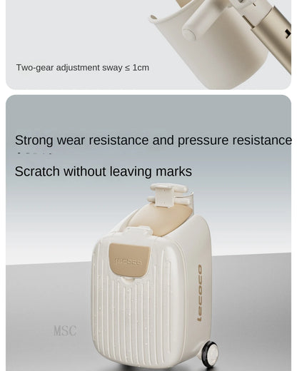Lazy Walking Suitcase Can Sit Ride Children's Luggage  Baby Travel