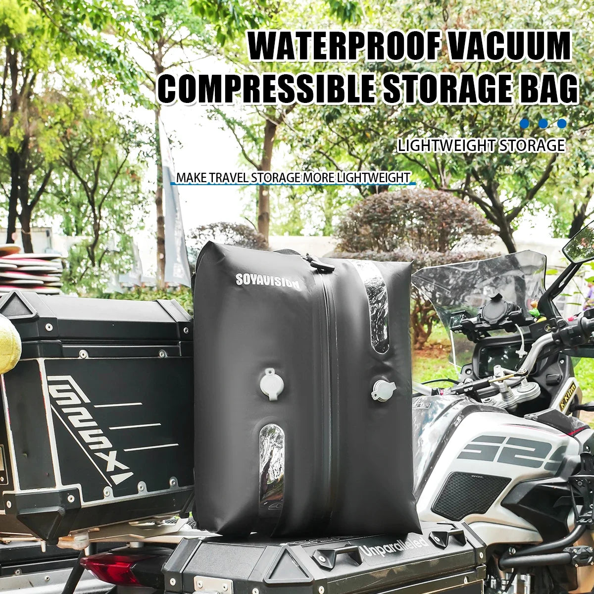 ¡Gran oferta! Bolsas de vacío de TPU S M L, bolsas de compresión al vacío reutilizables, equipaje impermeable