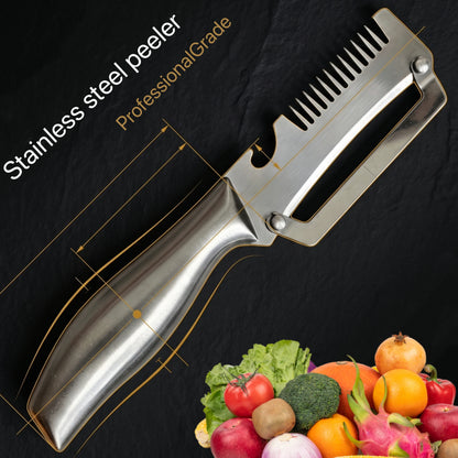 Stainless Steel Kitchen Peeler Potato Pumpkins Peeler Non-slip handle Household