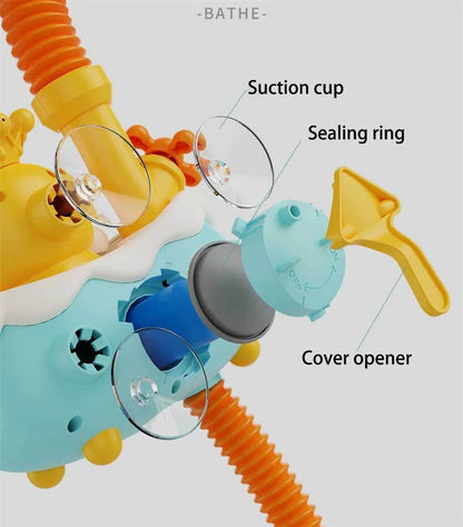 Baby Bath Toy Clouds Duck Model Bathing Cute Swimming Water Game
