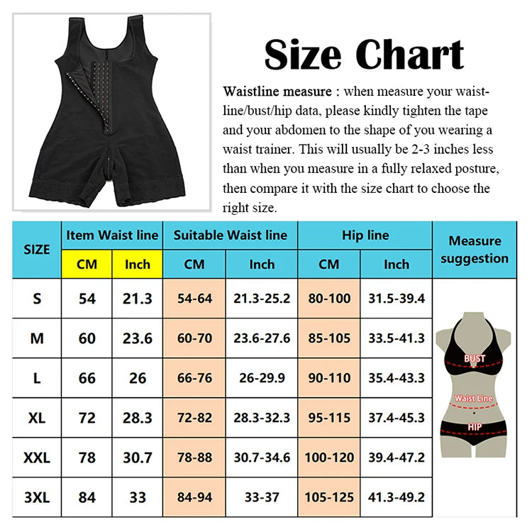 Fajas Reductoras Body Shaper Slimming Sheath Flat Belly Shapewear Tummy Control