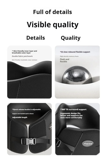 Memory Foam U-shaped Pillow Travel Neck Pillow Soft Comfortable
