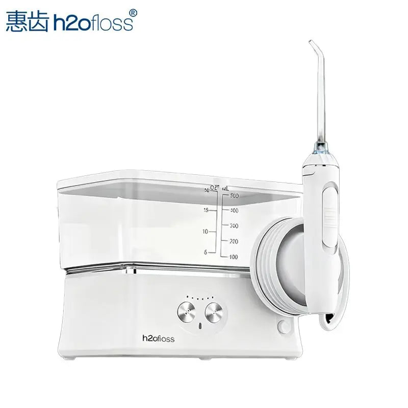 H2ofloss Tabletop Portable Water Flosser for Teeth Dental Oral Irrigator