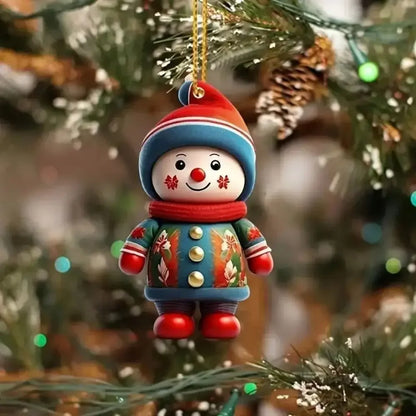 New Christmas Tree Decoration Pendant Multifunction Acrylic Durable Material