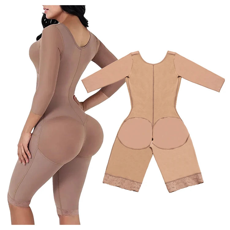 Full Body Colombian Girdles Shaper High Compression Bodysuits Postoperative