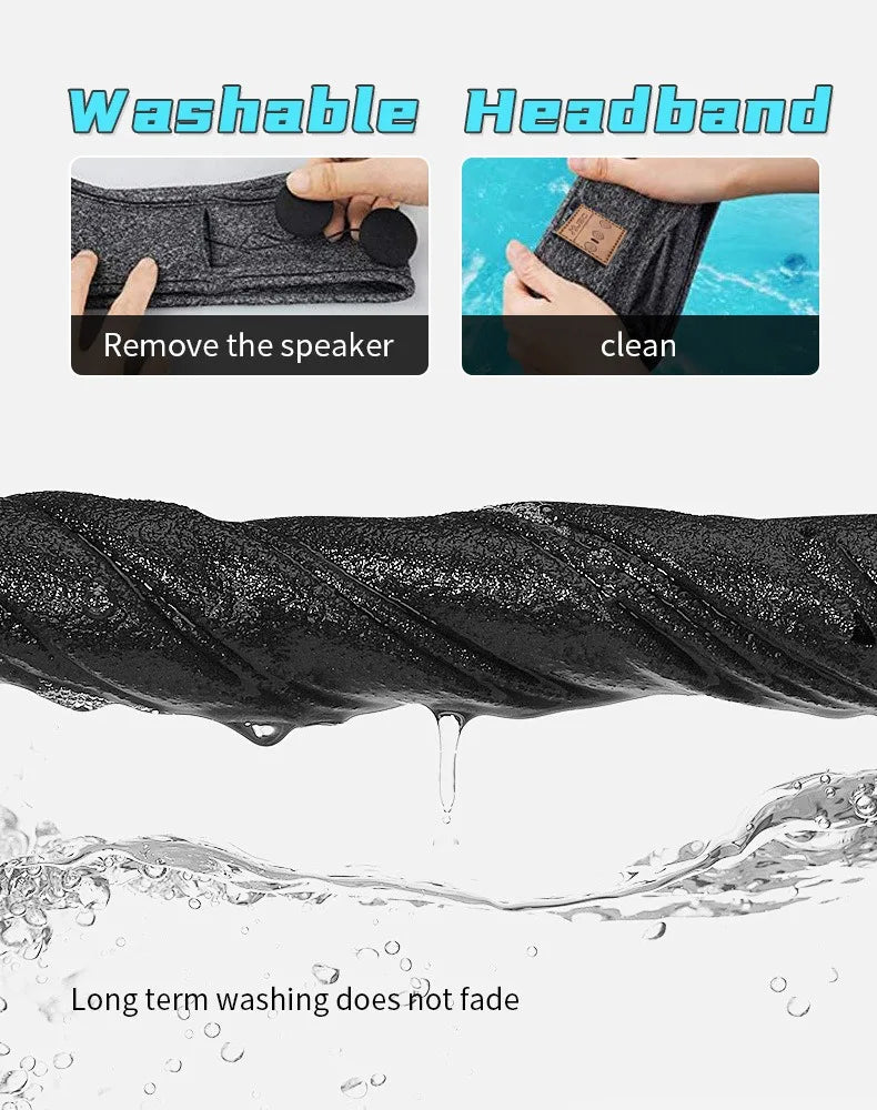 HYE Auriculares Bluetooth Deportivos Diadema Elástica Inalámbricos Música