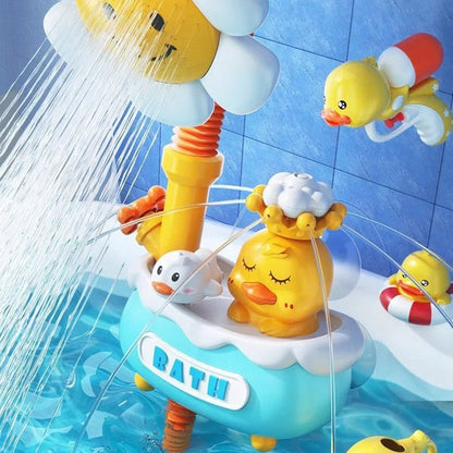 Baby Bath Toy Clouds Duck Model Bathing Cute Swimming Water Game