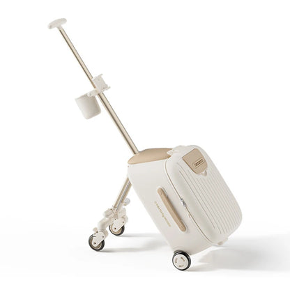 Lazy Walking Suitcase Can Sit Ride Children's Luggage  Baby Travel