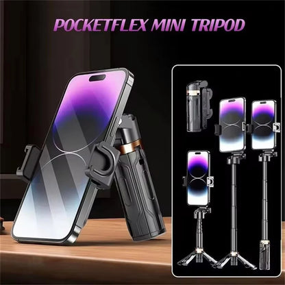 MEUYAG 2026 New Tripod,phone Stand with Bluetooth shutter,Wireless Selfie Stick brackets