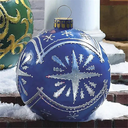 Outdoor Christmas Inflatable Decorated Ball 60cm PVC Giant Big Large Balls Xmas
