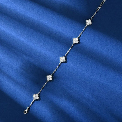 18k Gold Plated 925 Silver 3mm Moissanite Necklace Earrings Bracelet Sets 3 In 1