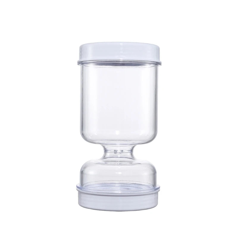 Recipiente para picles, frasco flip, armazenamento separado para alimentos húmidos e secos, suporte invertido