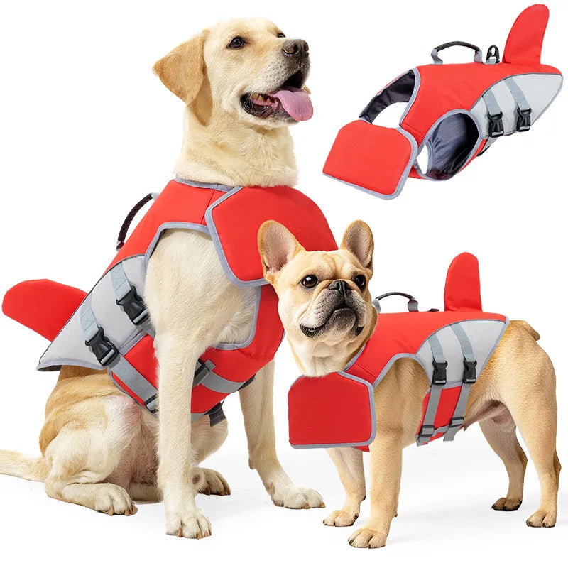 New Pet Swimming Life Jacket – Shark Fin Safety Vest for Dogs