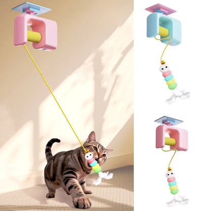 Cats Toys Pet Stress Relief Rechargeable Interactive Hanging Door