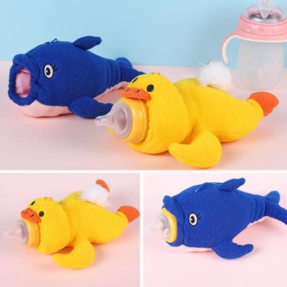 Cute Plush Feeding Bottles Bag Milk Wate Bottle Pouch Cove
