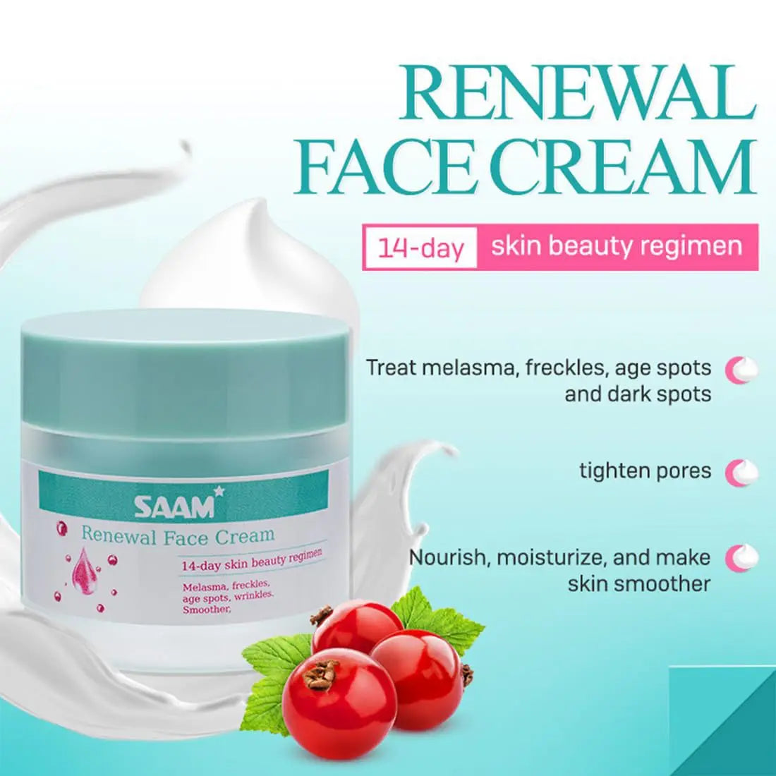 SAAM 50g facial rejuvenation cream removes facial melanin