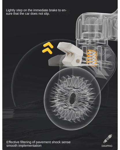 Lazy Walking Suitcase Can Sit Ride Children's Luggage  Baby Travel