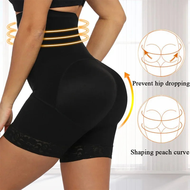 Fajas Colombianas Butt Lifter Shapewear High Waist Tummy Control Panties