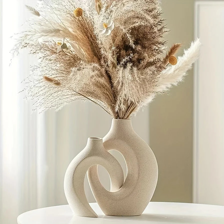 Modern Boho Decor Set Vases