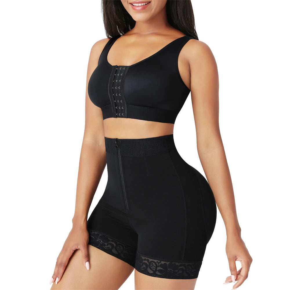 Fajas Colombianas Waist Trainer Butt lifter Body Shapewear Corset Push Up High Waist