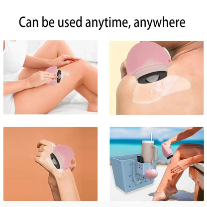 Rolling Lotion Applicator Outdoor Beach Sunscreen Dispenser Travel