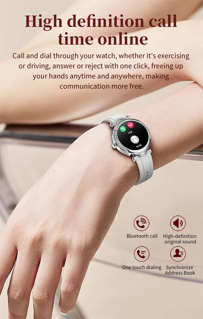 For Xiaomi Android Fashion Women Smart Watch 360*360 HD Screen