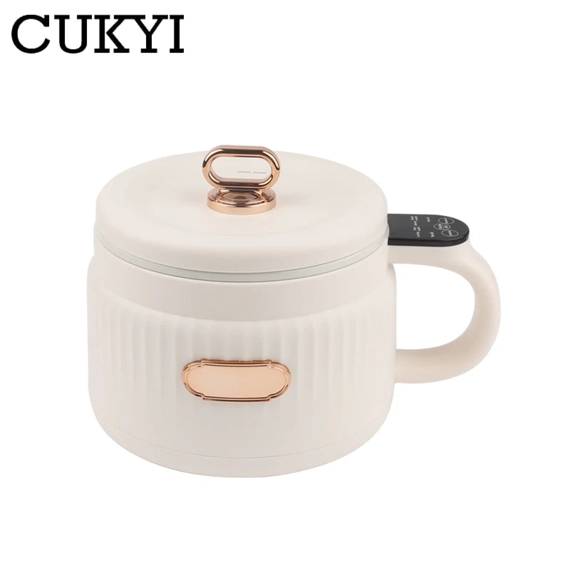 Olla arrocera inteligente portátil sartén eléctrica fideos taza hirviendo olla caliente
