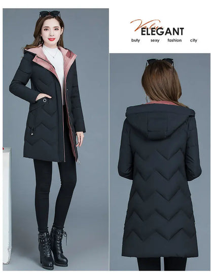 New Female Thickened Down Cotton Jacket