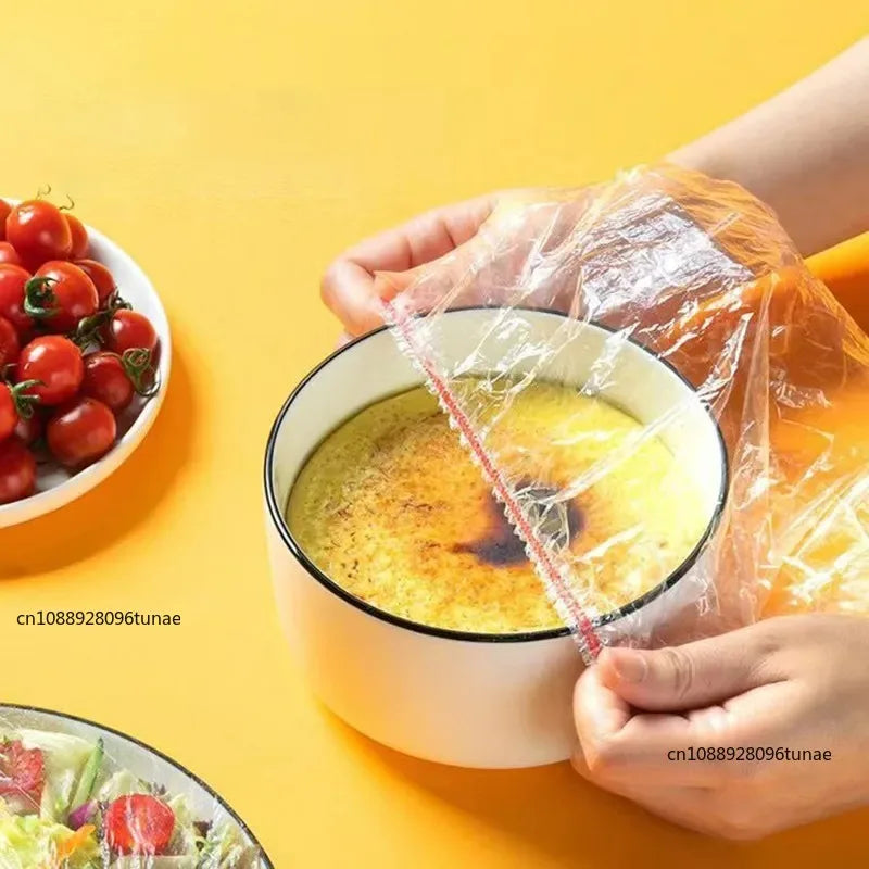 Funda de alimentos Plástico Colorido Envoltura Elástica Tapa Plato Bolsas de Embalaje de Cocina Bolsa de Almacenamiento