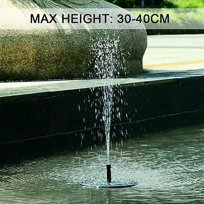 Solar Fountain Pump Floating Solar Panel Bird Baths Water Fountain