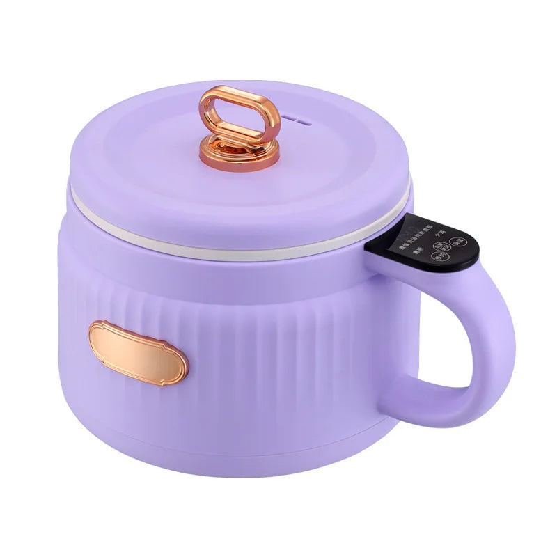 Olla arrocera inteligente portátil sartén eléctrica fideos taza hirviendo olla caliente
