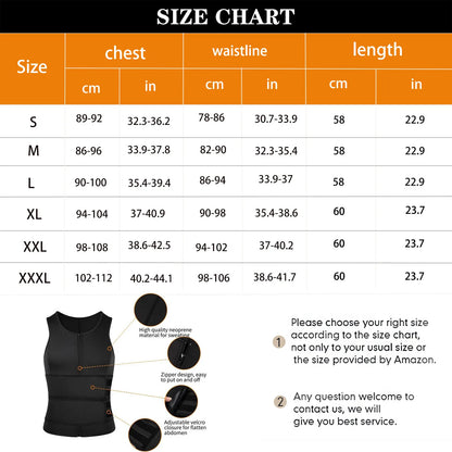 1pcs Men's corset Waist Trainer Men Slimming Body Shaper