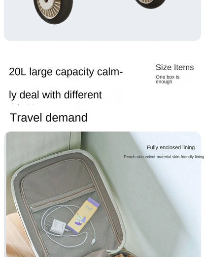 Lazy Walking Suitcase Can Sit Ride Children's Luggage  Baby Travel