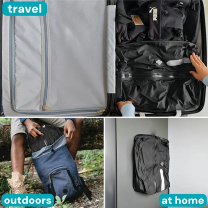 Bolsas de compresión al vacío para exteriores, bolsas de almacenamiento de ropa para camping y viajes, ligeras, etc.