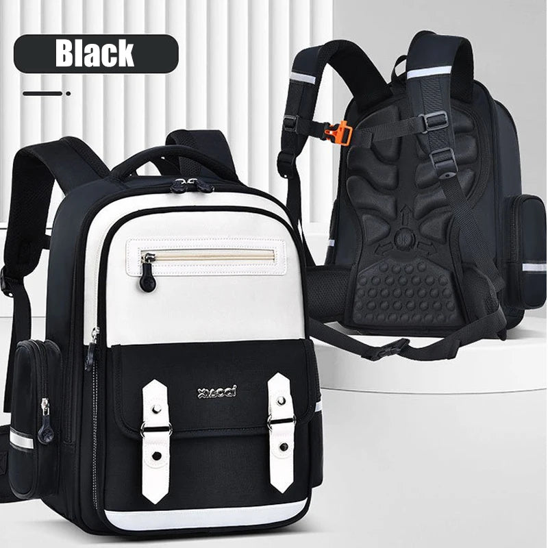 Kids Ergonomic School Bag Large Capacity Backpack for Primary School