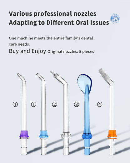 H2ofloss Tabletop Portable Water Flosser for Teeth Dental Oral Irrigator