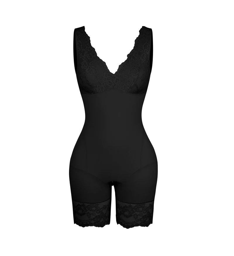 Shapewear Women Full Body Shaper Slimming Bodysuits Lace Corset Waist Trainer Shaping