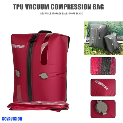 ¡Gran oferta! Bolsas de vacío de TPU S M L, bolsas de compresión al vacío reutilizables, equipaje impermeable