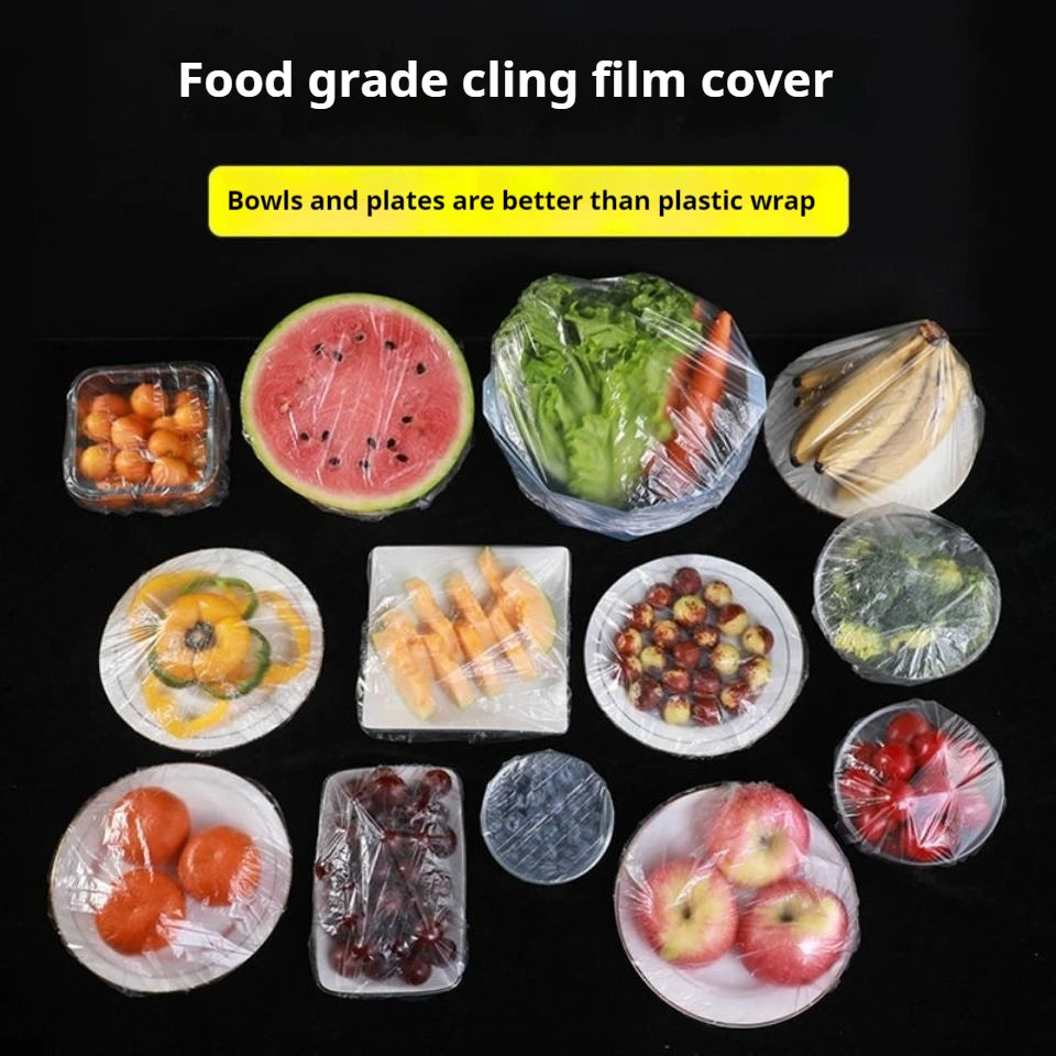 Funda de alimentos Plástico Colorido Envoltura Elástica Tapa Plato Bolsas de Embalaje de Cocina Bolsa de Almacenamiento