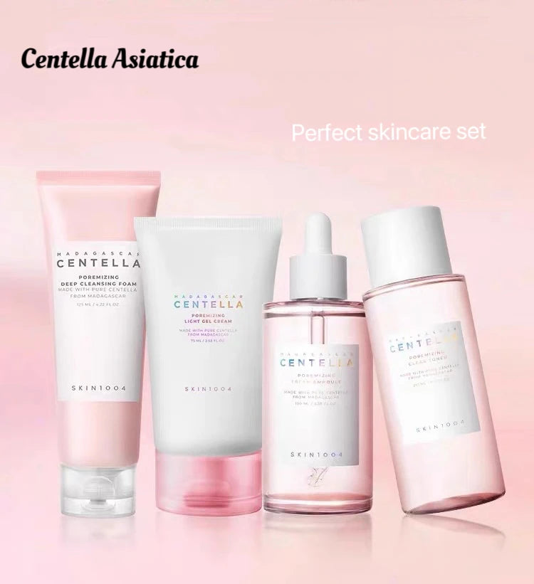 Suero facial tónico con ampolla de sal rosa fresca de productos originales de Centella coreana