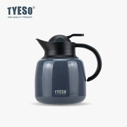 Tyeso Pumpkin-Shaped Thermos Steel Insulated Tea Infuser Hot Cold Water Bottle