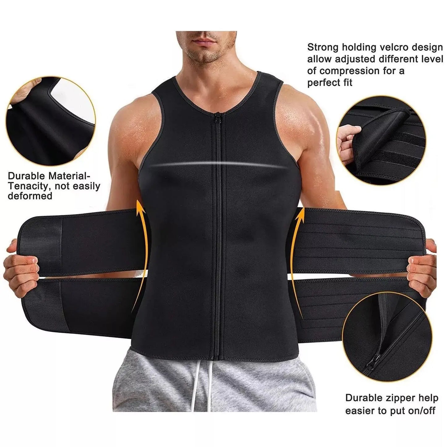1pcs Men's corset Waist Trainer Men Slimming Body Shaper